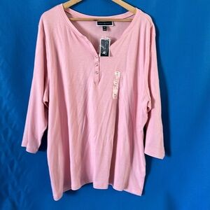 Karen Scott 3/4 Sleeve T-Shirt